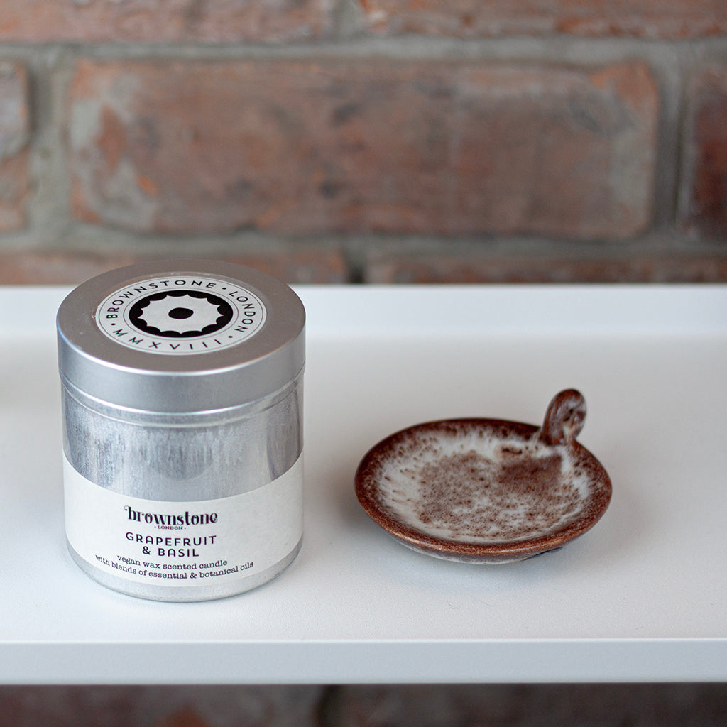 Grapefruit & Basil Tin Candle