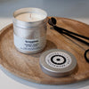 Nordic Birch &amp; FIr Cone Tin Candle