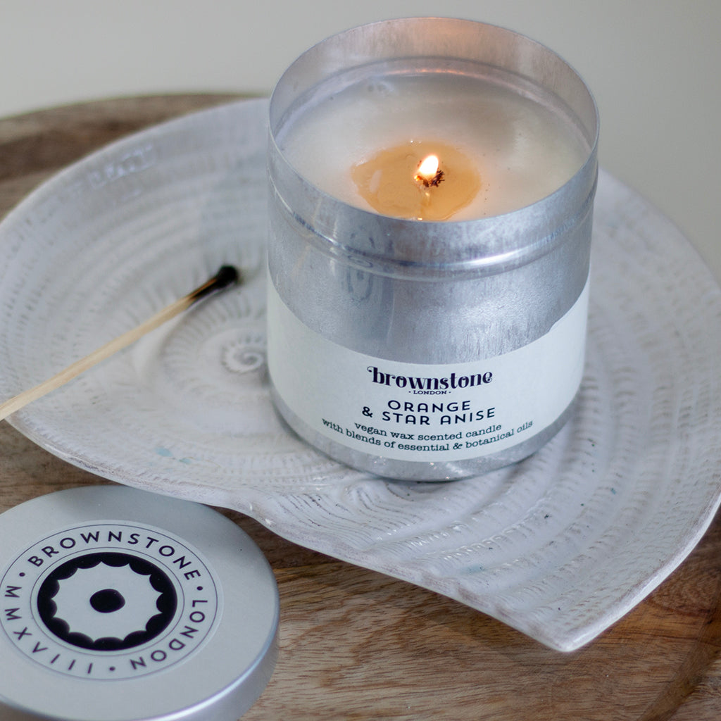 Orange & Star Anise Tin Candle