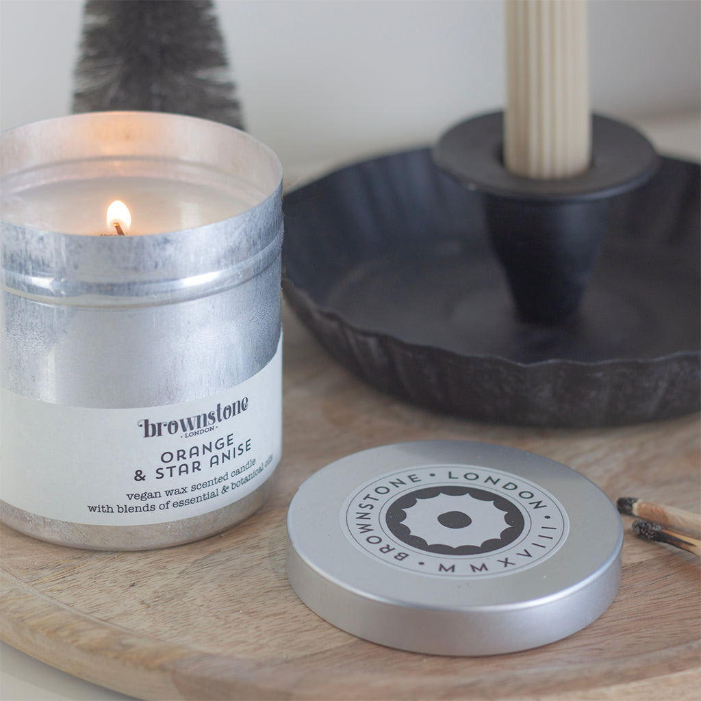 Orange & Star Anise Tin Candle