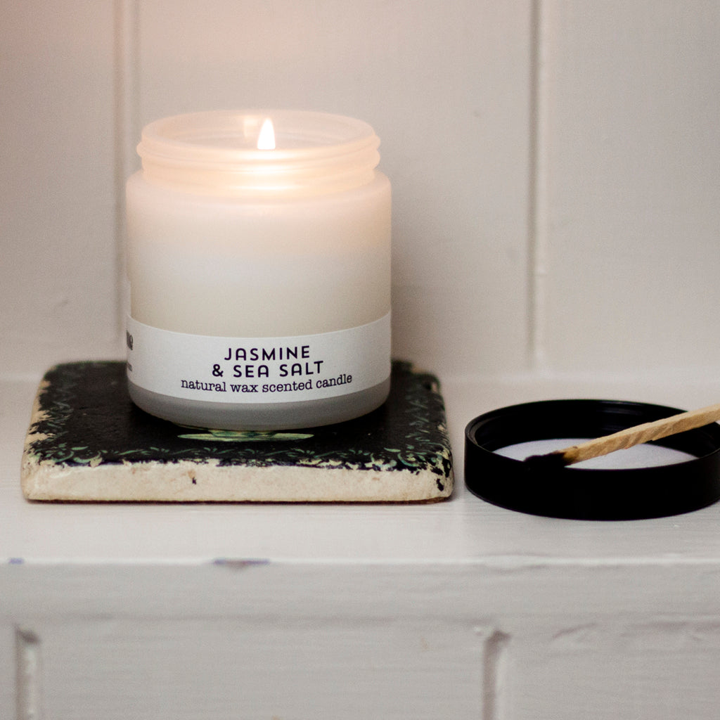 Jasmine & Sea Salt travel candle