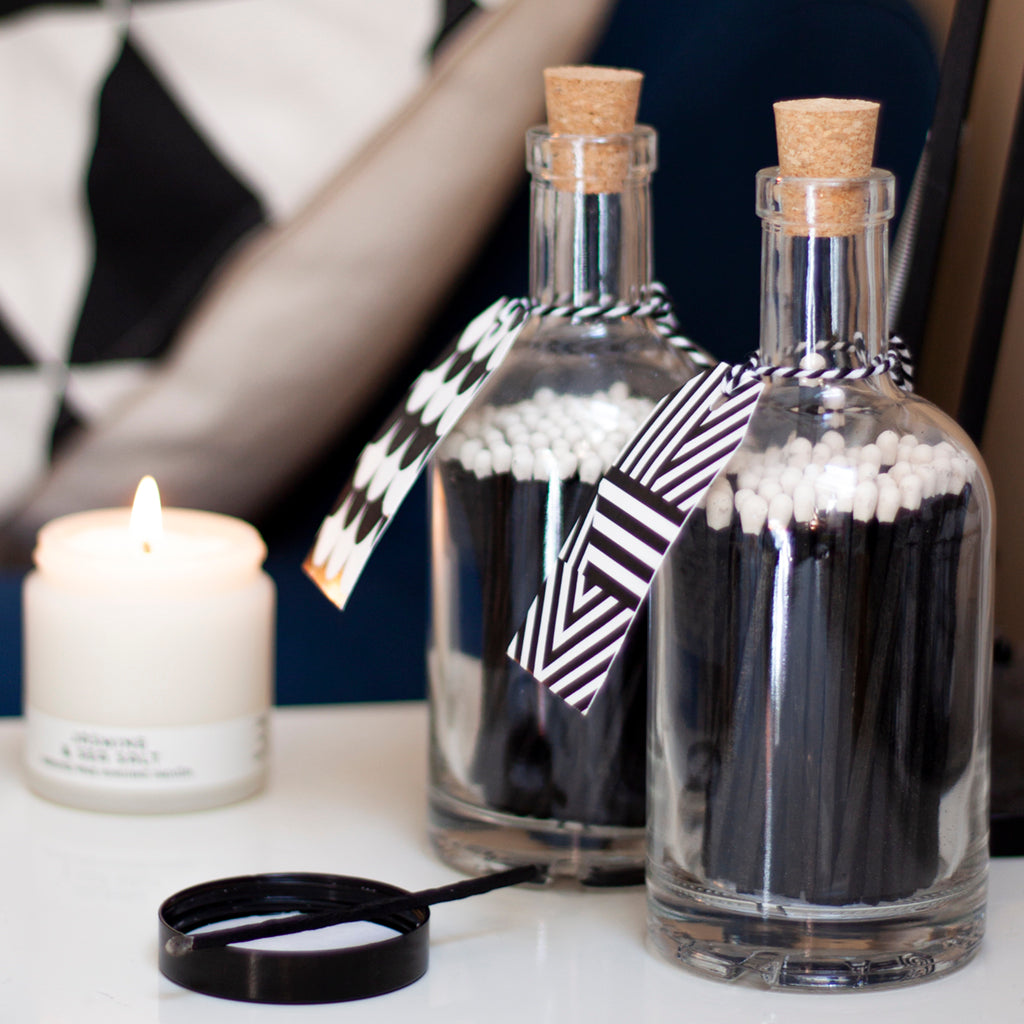 Jar of Matches - Archivist Geo Stripes