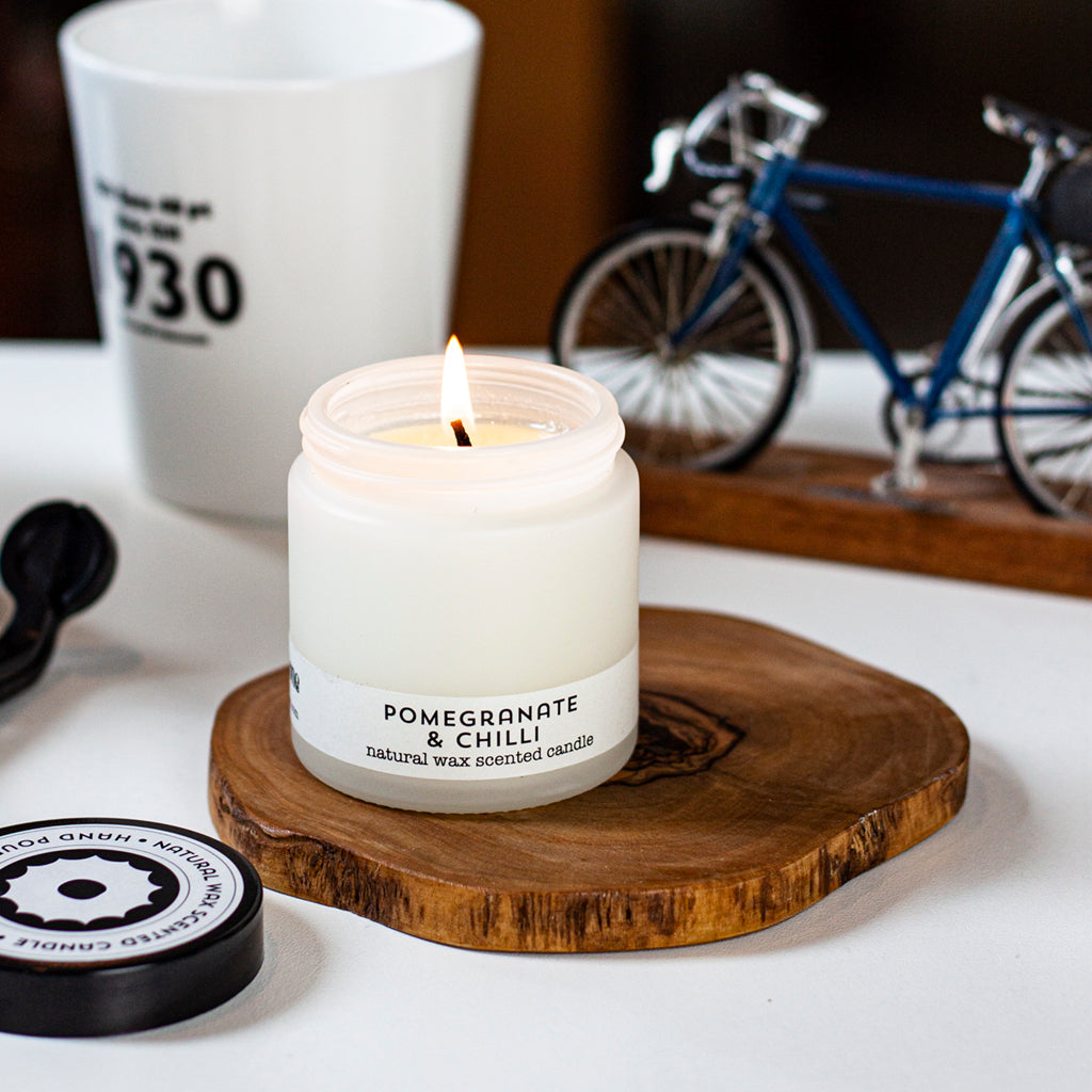 pomegranate & chilli travel candle