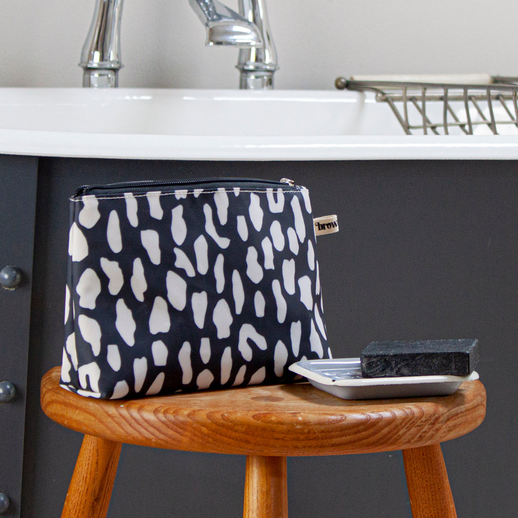 Rock Pool Wide Make Up Bag