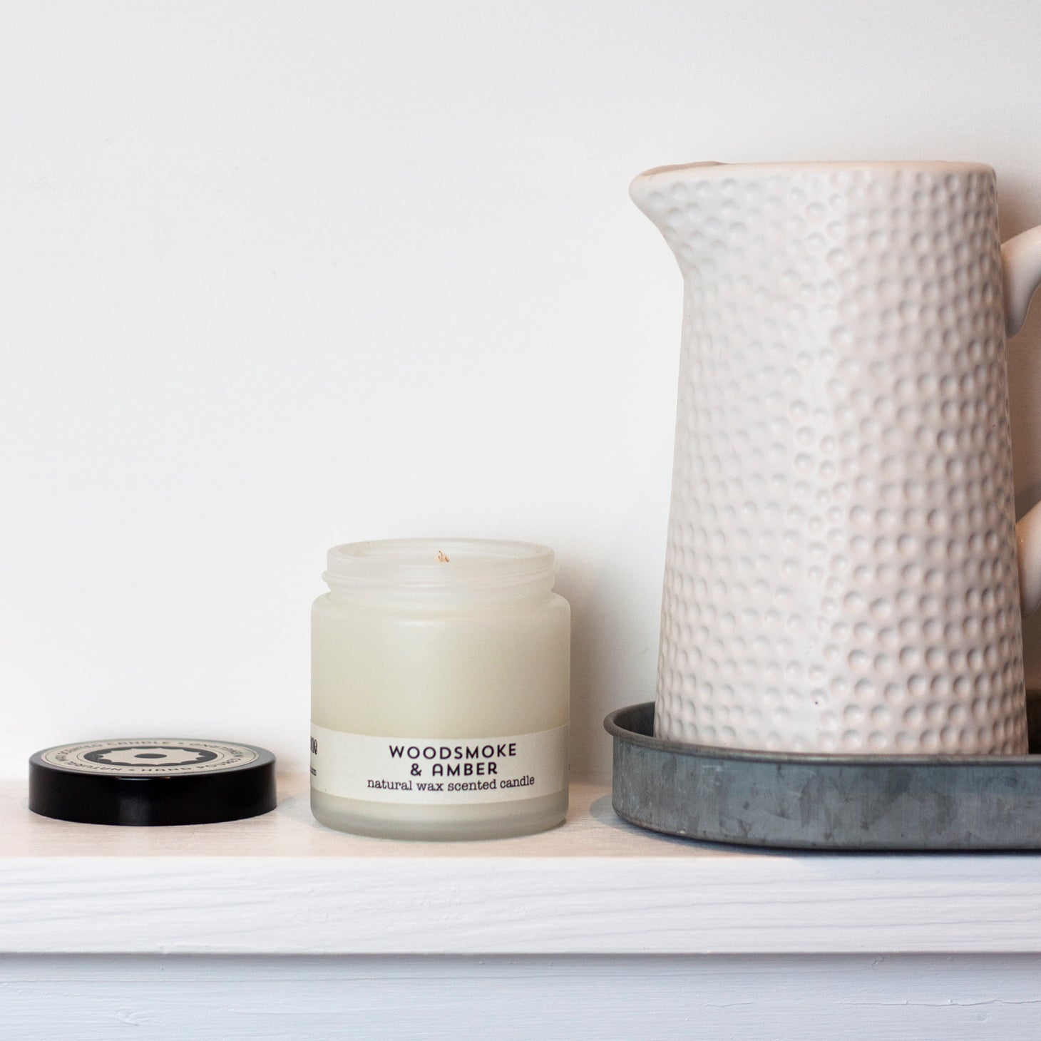 Woodsmoke & Amber travel candle